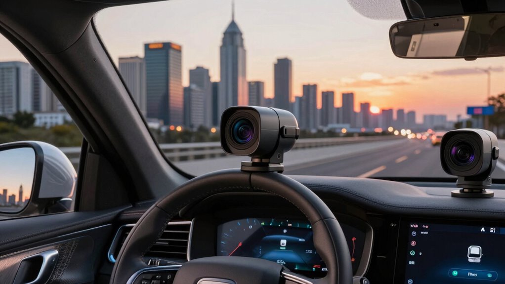 top three channel dash cams