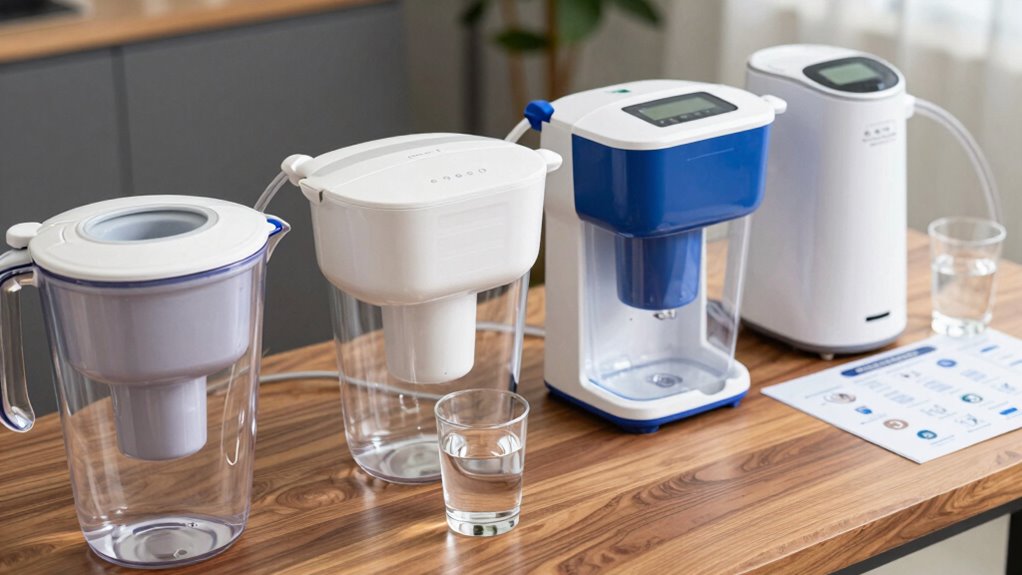 water filter features comparison