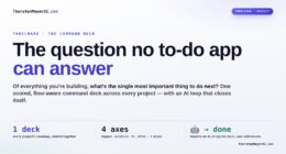 The Question No To-Do App Can Answer