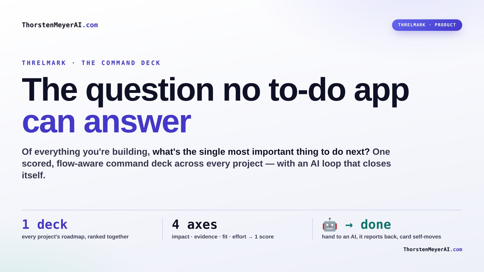 The Question No To-Do App Can Answer
