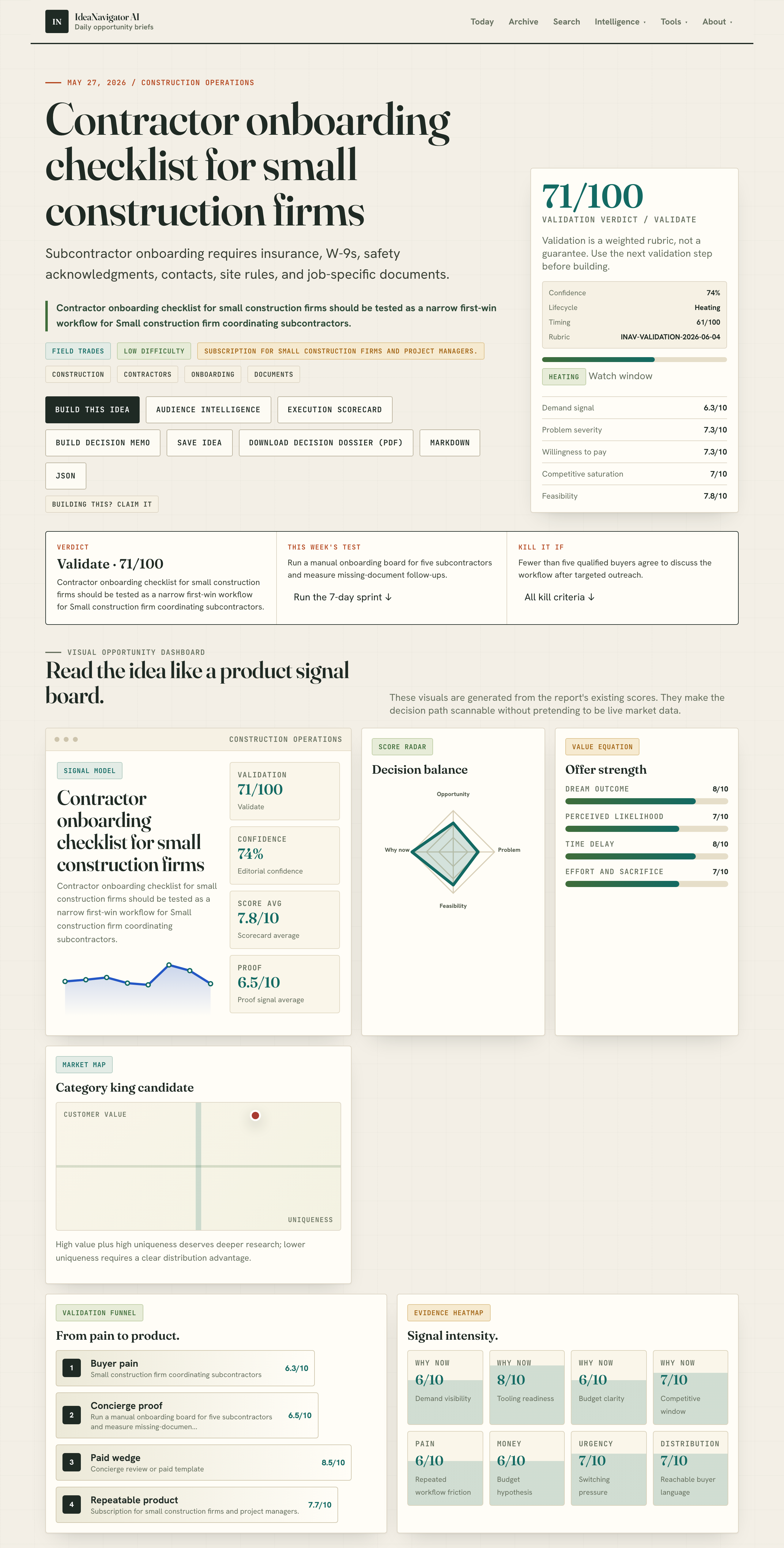 Contractor onboarding checklist for small construction firms