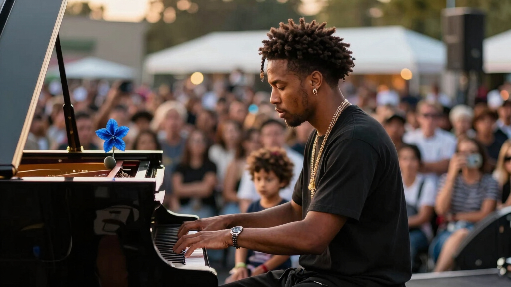 Blue Ivy Piano Jay Z Concert