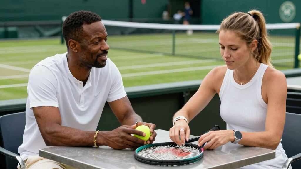 Chris Rock Enjoys Wimbledon with New Girlfriend Simone Henault