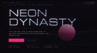 Glimpse: NEON DYNASTY — Tokyo 1986 Video Label