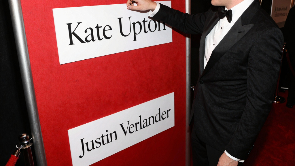 Kate Upton Justin Verlander Red Carpet