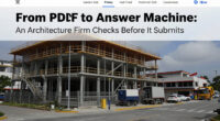 From PDF to Answer Machine: An Architecture Firm Checks Before It Submits
