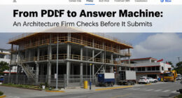 From PDF to Answer Machine: An Architecture Firm Checks Before It Submits