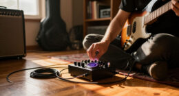Guitar Amp And Effects Pedal Built On The Waveshare ESP32-S3-Touch-AMOLED-2.06