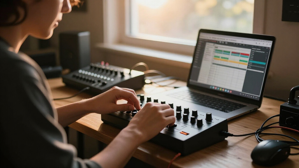 Show HN: Macros With A Behringer FCB1010 MIDI Pedalboard In macOS