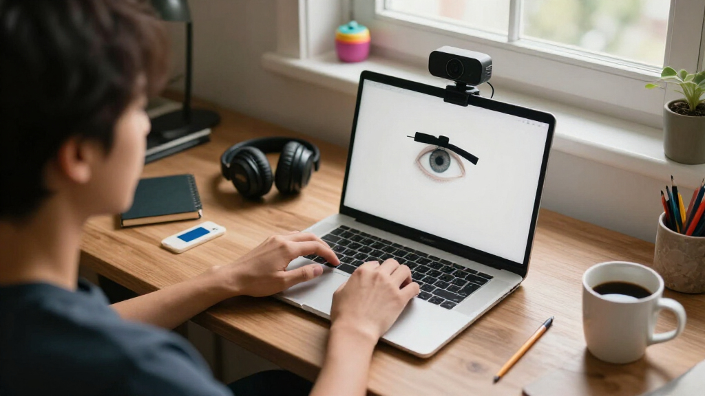 Stay Comfortable During Screen Time With A Webcam Eye Strain Tracker