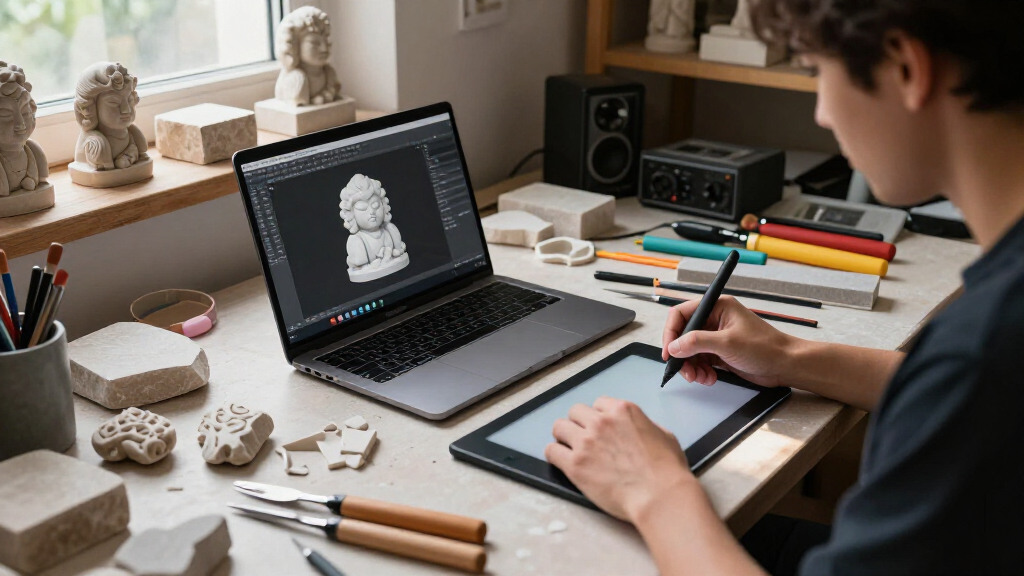 The Intersection Of AI And Digital Carving: Inside 'The Runestone Field'