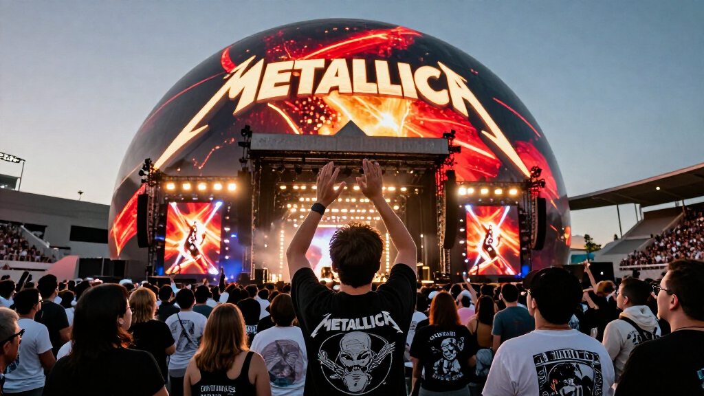 Metallica Share Pro-Shot Video Of Breathtaking Las Vegas Sphere Performances: Watch