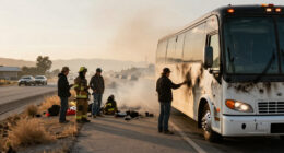 MUNA’s Tour Bus Catches Fire On California Freeway