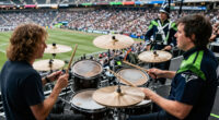 Tool’s Danny Carey And The Cult’s John Tempesta Perform With Seattle Seahawks Drumline: Watch